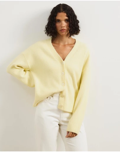 Atmos&Here - Tiana Fluffy Knit Cardigan