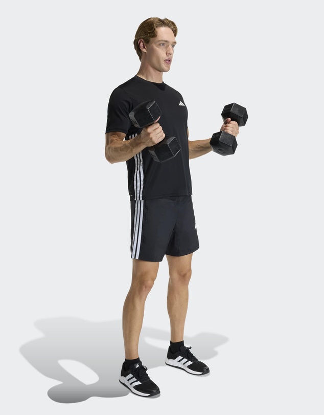 adidas Performance - WORKOUT ESSENTIALS BASE 3 STRIPES WOVEN SHORT Mens