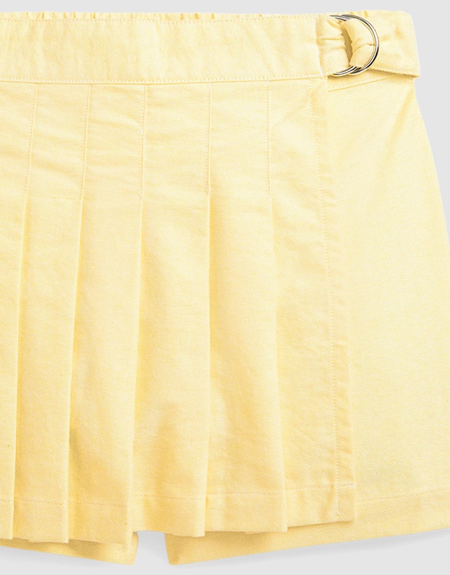 Polo Ralph Lauren - Pleated Cotton Oxford Faux-Wrap Skort - ICONIC EXCLUSIVE (2YRS-6.5YRS)