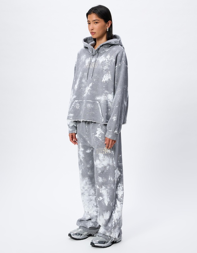 MM6 Maison Margiela - Paint Splatter Hooded Sweatshirt