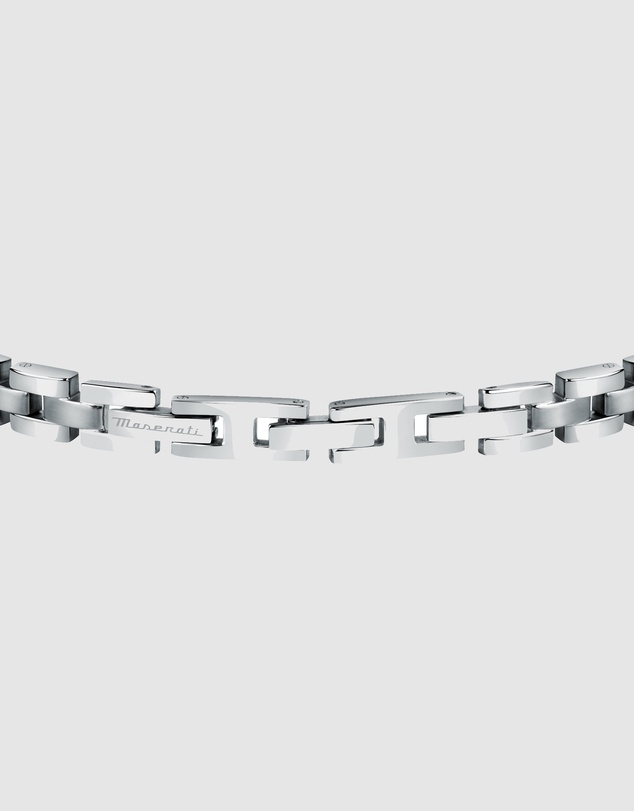 Maserati - Stainless Steel Trident 22cm Bracelet