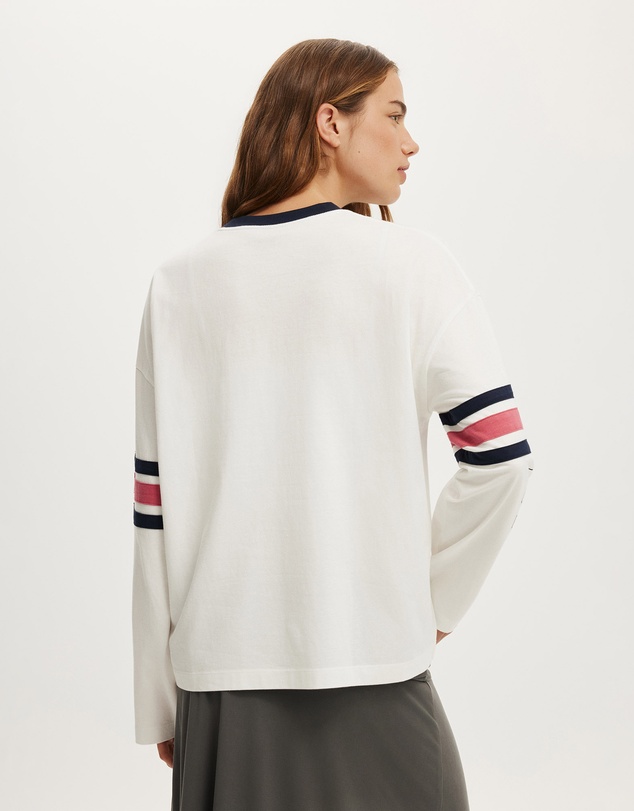 Cotton On - Ls Oversized Graphic Tee