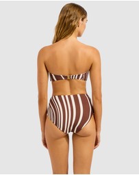 Seafolly - Coastline Ring Front Bandeau Bikini Top