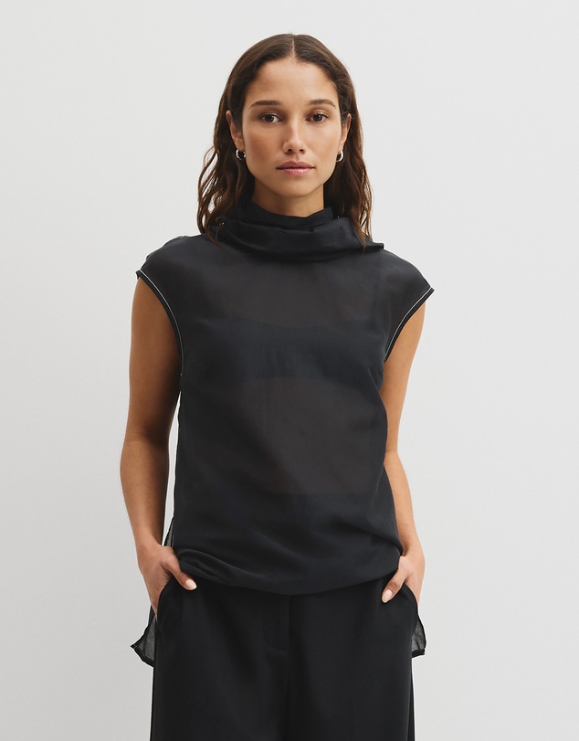 Country Road - Rolled Neck Top