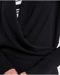 David Lawrence - Grayson Merino Wrap Cardigan