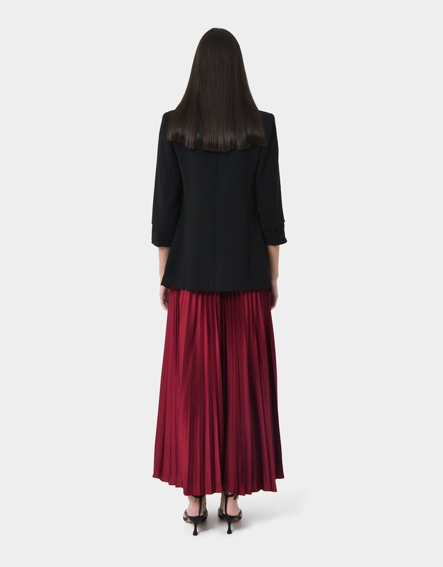 Forcast - Zyla Satin Pleated Skirt