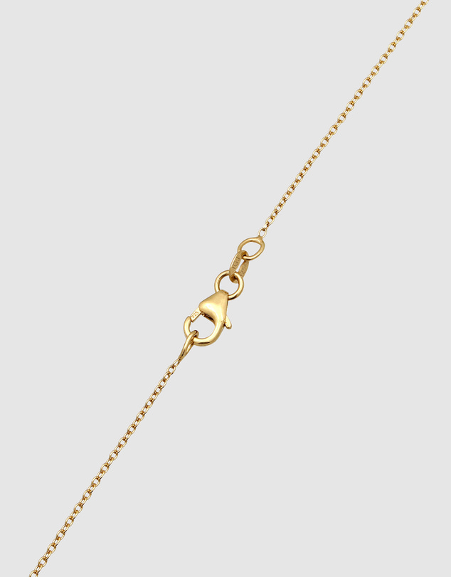 Elli Jewelry - Molten Heart Necklace in Gold-Plated 925 Silver