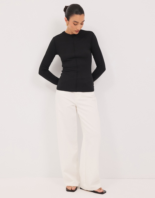 Calli - Astor Babylocked Long Sleeve Top