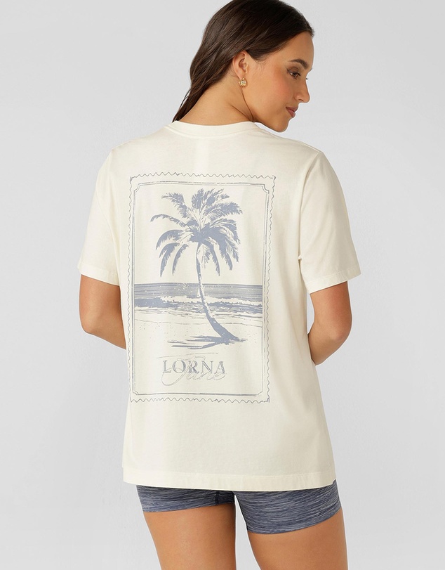 Lorna Jane - Paradise Postcard Washed Relaxed T-shirt