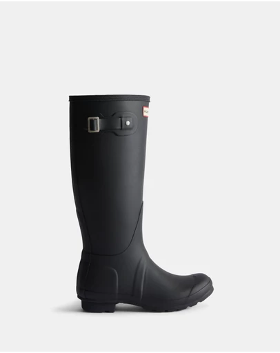 Hunter - Original Tall Tartan Lining Boots - Women's