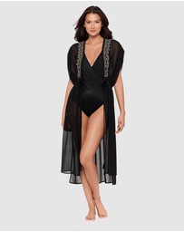 Miraclesuit Swimwear  - Beach Etc Sheer Beach Cover Up Kimono