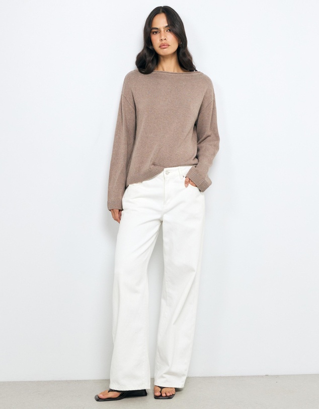 AERE - Nika Cotton Cashmere Knit Jumper