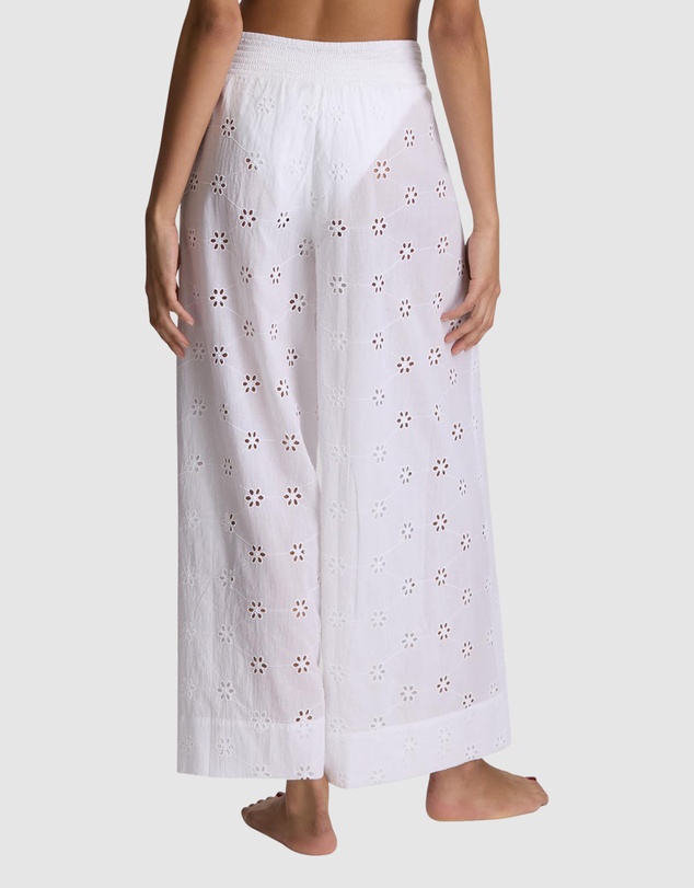 Polo Ralph Lauren - Cotton Eyelet Wrap Waist Beach Pant Cover-Up