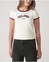 Decjuba Kids - Cropped Ringer Tee - Teens