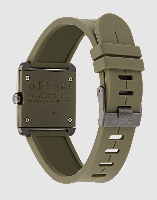 adidas Originals - Retro Pop Four 32mm Green Silicone Strap Watch