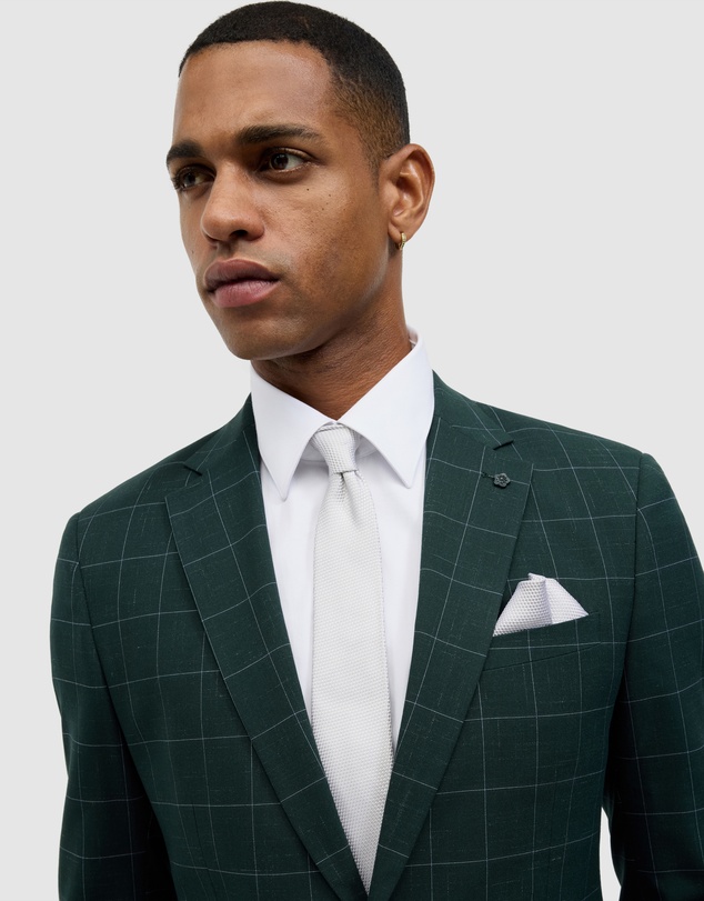 Politix - Sebastian Windowpane Check Tailored Jacket