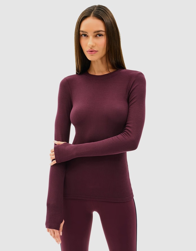 Splits59 - Louise Rib Long Sleeve Top