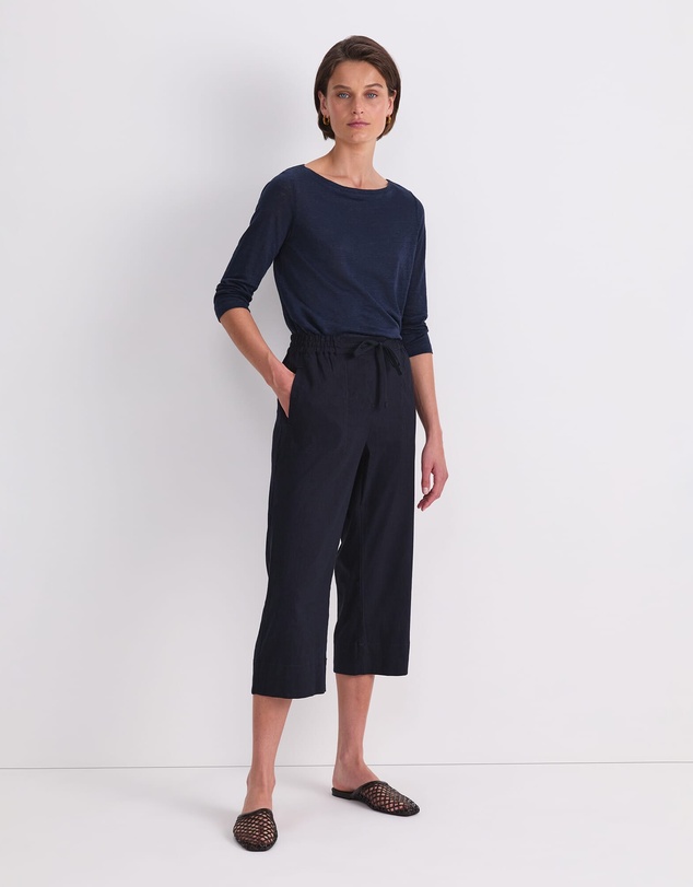 Sportscraft - Rosa Crop Linen Pant