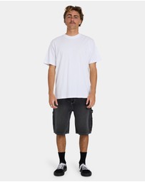 Billabong - Mens Bad Dog Workwear Denim Shorts
