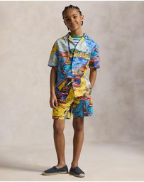 Polo Ralph Lauren - Andy Camp SS Button Front Shirt - THE ICONIC EXCLUSIVE - Kids-Teens