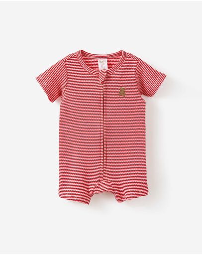 VARSITY REDMILK BEAR STRIPE