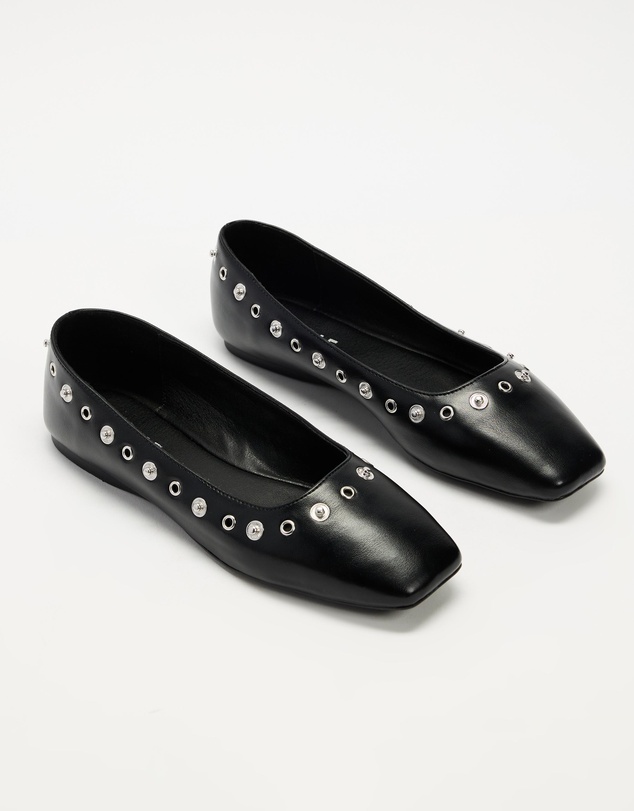 Dazie - Esme Stud Ballet Flats