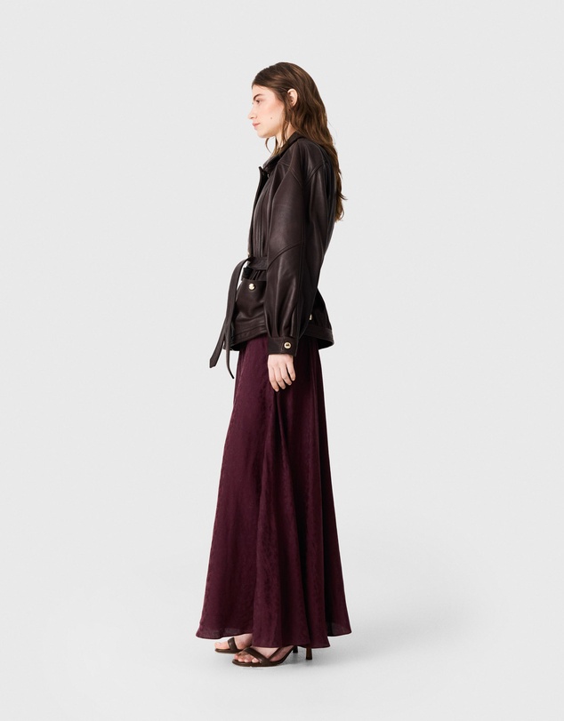 Maje - Bianino Leather Jacket