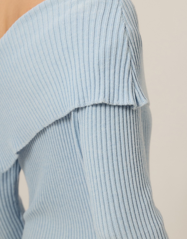 Tussah - Chloe Off Shoulder Knitted Midi Dress