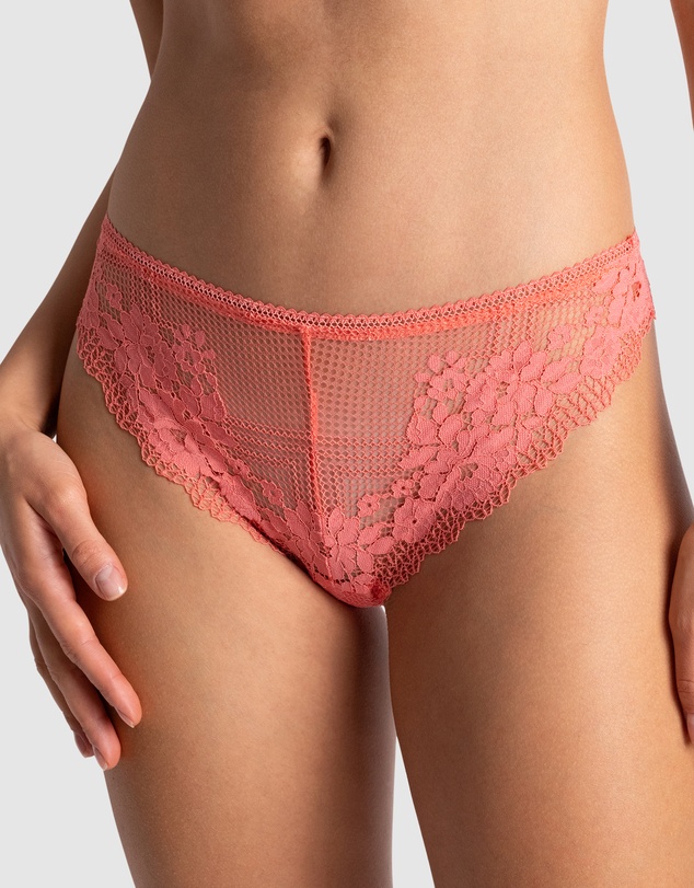 Passionata - Nina High Leg Brazilian Cut Lace Brief
