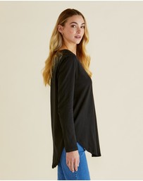 Betty Basics - Megan Long Sleeve Top