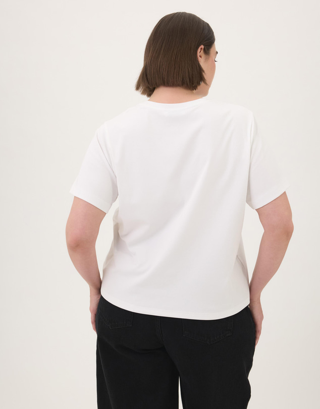 Atmos&Here Curvy - Cotton Slim T-Shirt