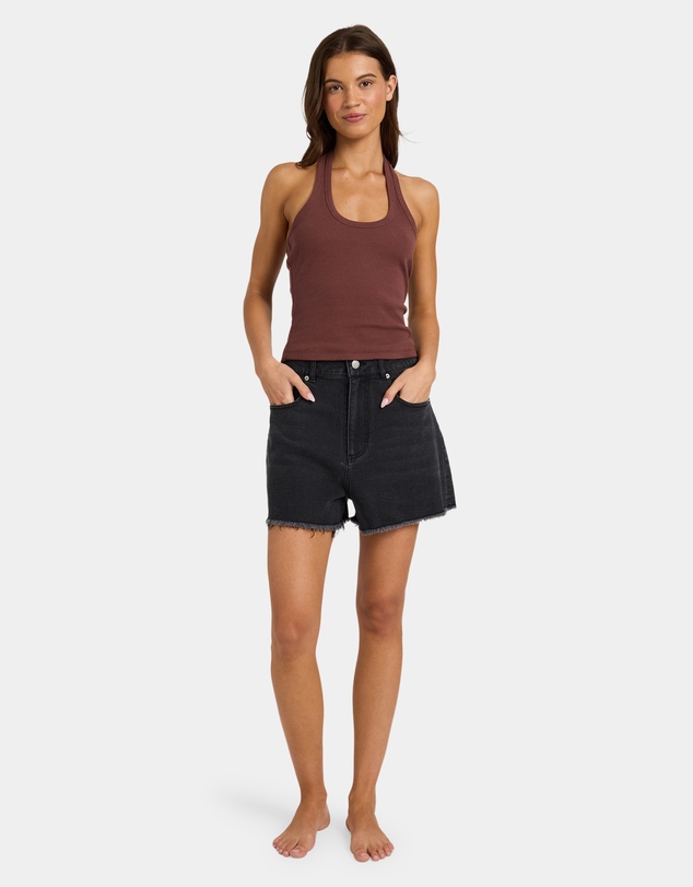 Roxy - Womens Base Rib Halter Tank Top