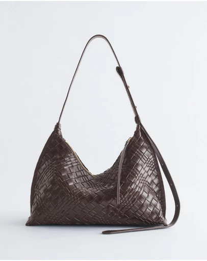 & Other Stories - Interwoven Leather Crossbody Bag
