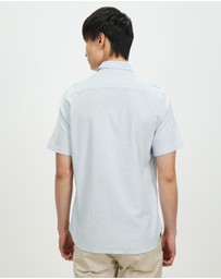 Tommy Hilfiger - 1985 Flex Oxford Stripe SS Shirt
