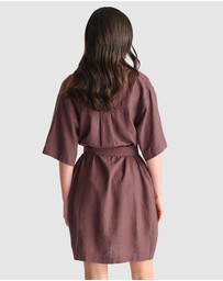 Decjuba - D-Luxe Linen Blend Short Dress