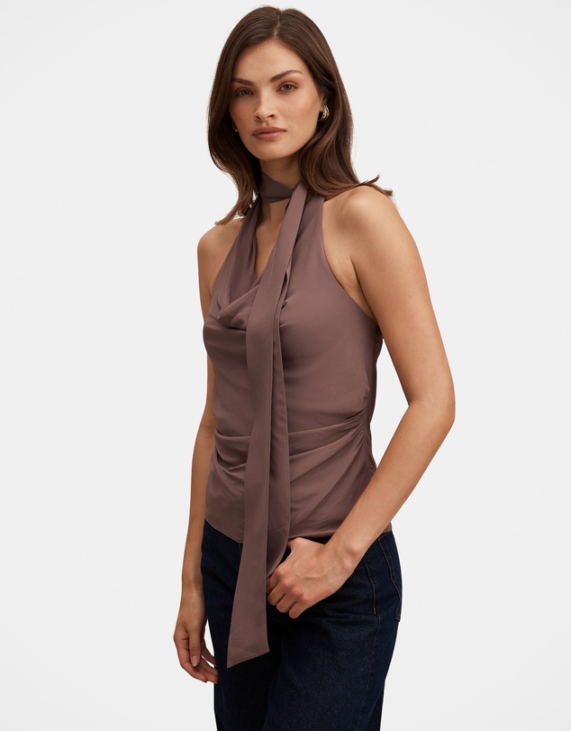 Forever New - Bindi Scarf Cowl Neck Top