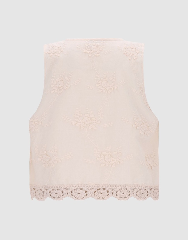 Like FLO - Dafne Embroidered Vest - Kids-Teens