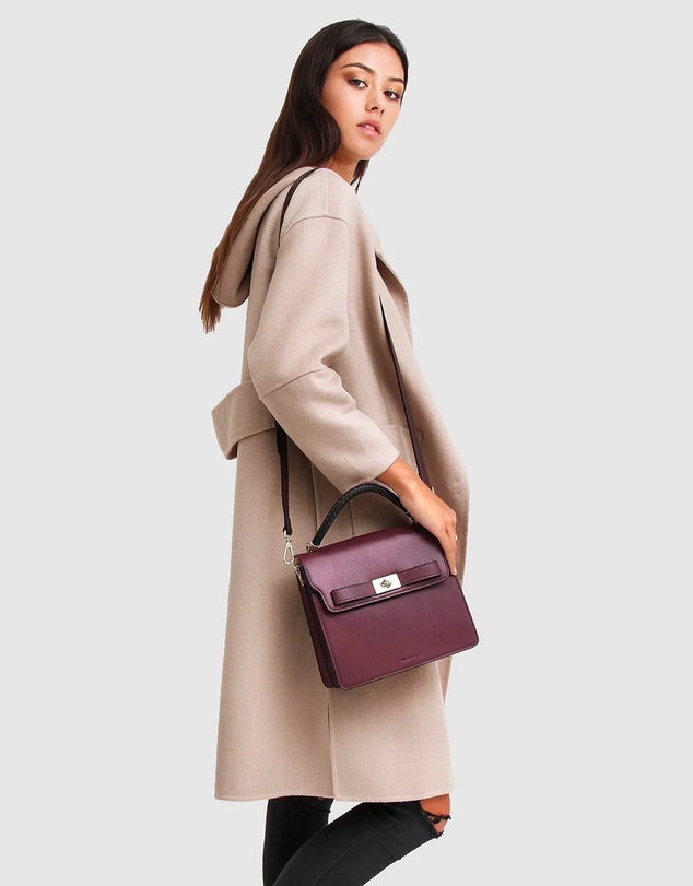 Belle & Bloom - Walk This Way Wool Blend Hooded Coat