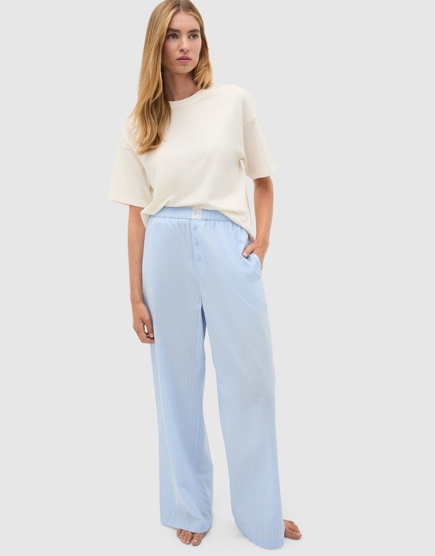 Seed Heritage - Stripe Shirt and Pant PJ Set