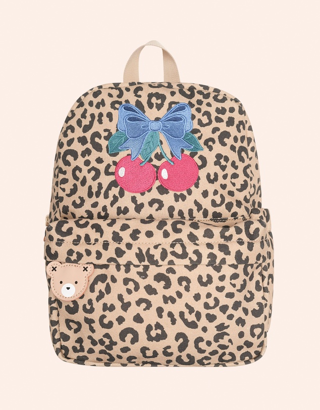 Huxbaby - Leopard Cherry Backpack