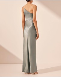 Shona Joy - La Lune Asymmetrical Gathered Maxi Dress