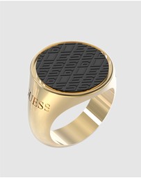 GUESS - King's Road Gold Tone Ring 64