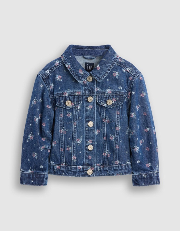 GAP - Icon Denim Collar Jacket - Babies-Kids