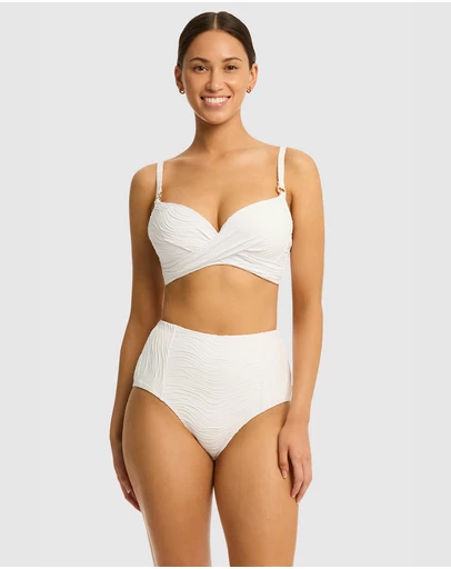 Sea Level Australia - De Soleil Cross Front Moulded Underwire Bra
