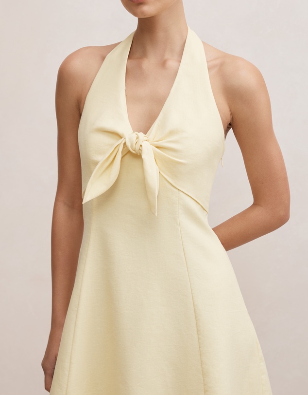 Forever New - Elsie Linen Tie Front Mini Dress