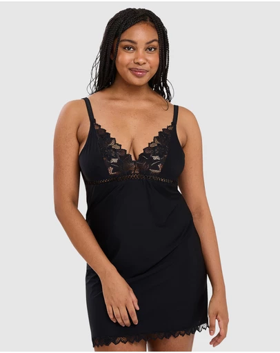 Sans Complexe - Arum Lace Trim Chemise Nightdress