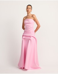 TOJHA - GAIA STRAPLESS MAXI DRESS BLUSH
