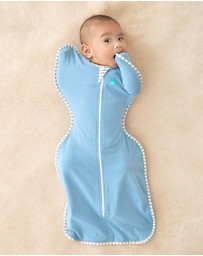 Love to Dream - Swaddle Up 1.0 TOG Stretch Cotton in Dusty Blue