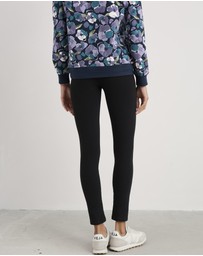 Seasalt - Seasalt Cornwall Black Sea Dance Cotton Leggings