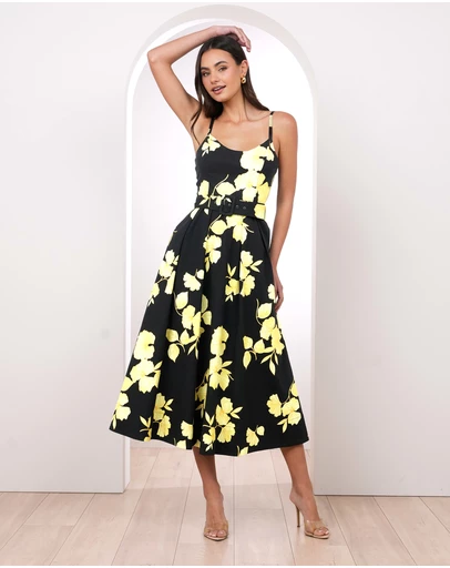 Pilgrim - Talitha Print Midi Dress